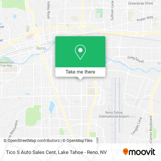 Tico S Auto Sales Cent map