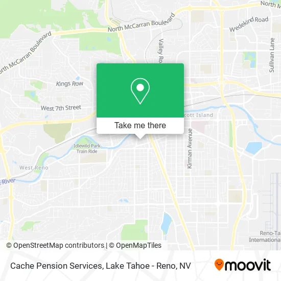 Cache Pension Services map