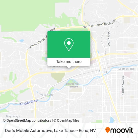 Don's Mobile Automotive map