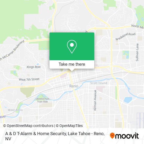 Mapa de A & D T-Alarm & Home Security