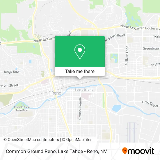 Common Ground Reno map
