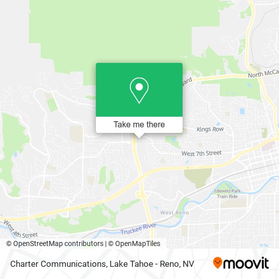 Mapa de Charter Communications