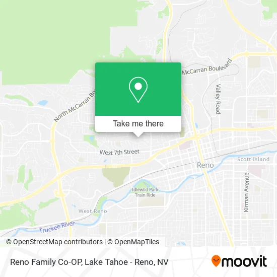Reno Family Co-OP map