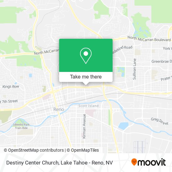 Destiny Center Church map