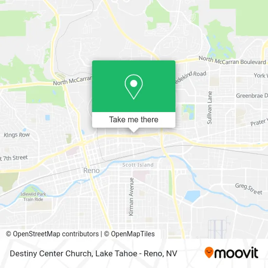 Destiny Center Church map