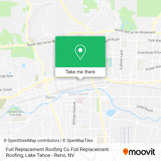 Full Replacement Roofing Co Full Replacement Roofing map