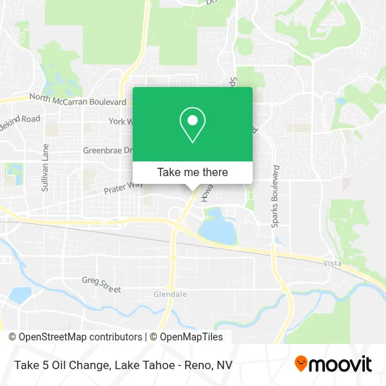 Take 5 Oil Change map
