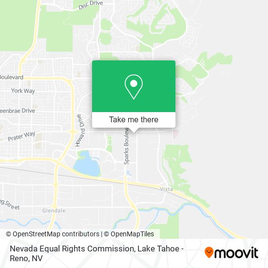 Mapa de Nevada Equal Rights Commission