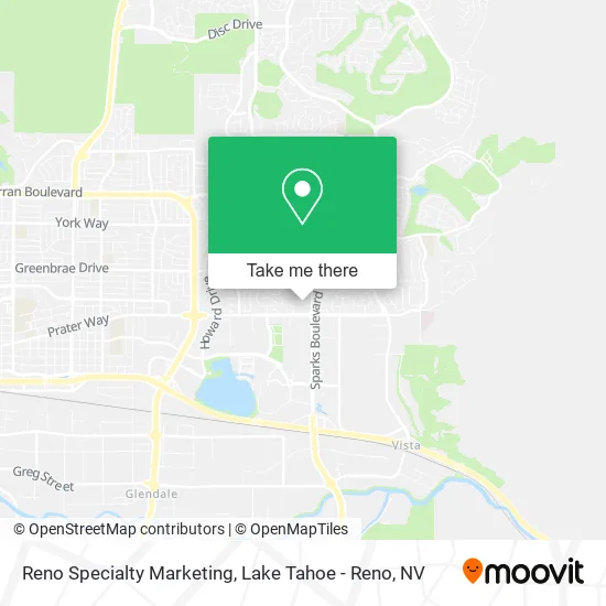Reno Specialty Marketing map