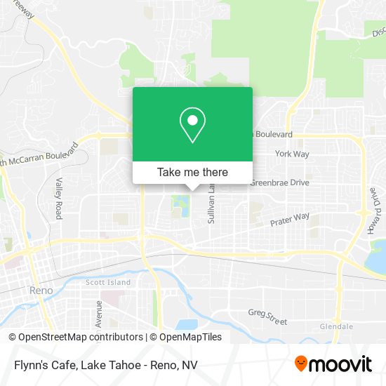 Flynn's Cafe map