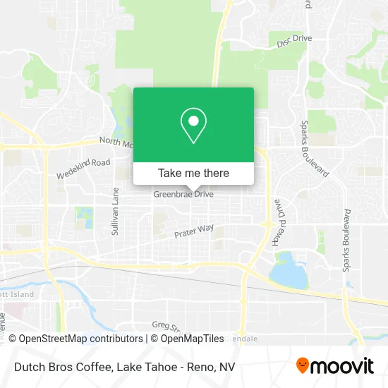 Dutch Bros Coffee map