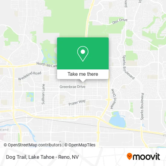 Dog Trail map