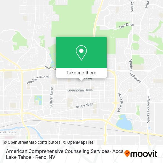 Mapa de American Comprehensive Counseling Services- Accs
