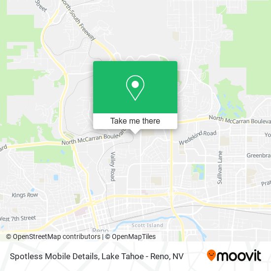 Mapa de Spotless Mobile Details