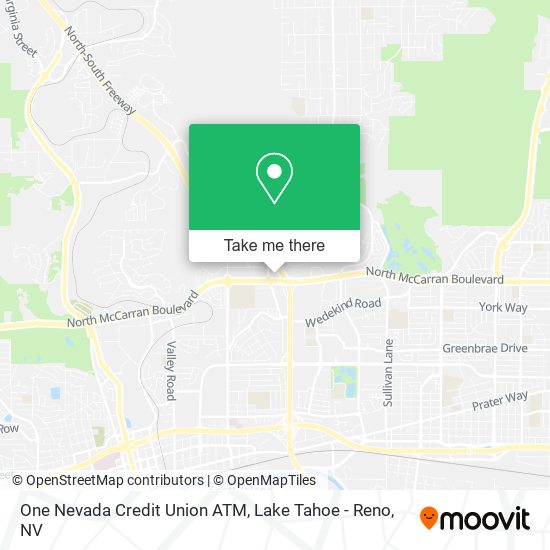Mapa de One Nevada Credit Union ATM