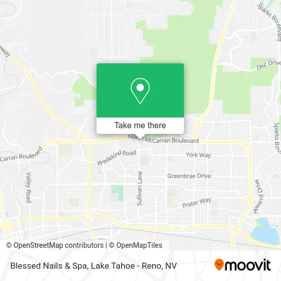 Blessed Nails & Spa map