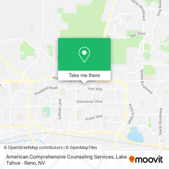 American Comprehensive Counseling Services map