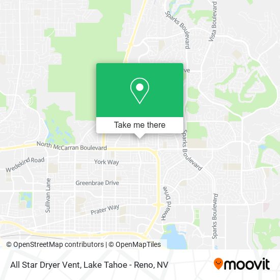 All Star Dryer Vent map