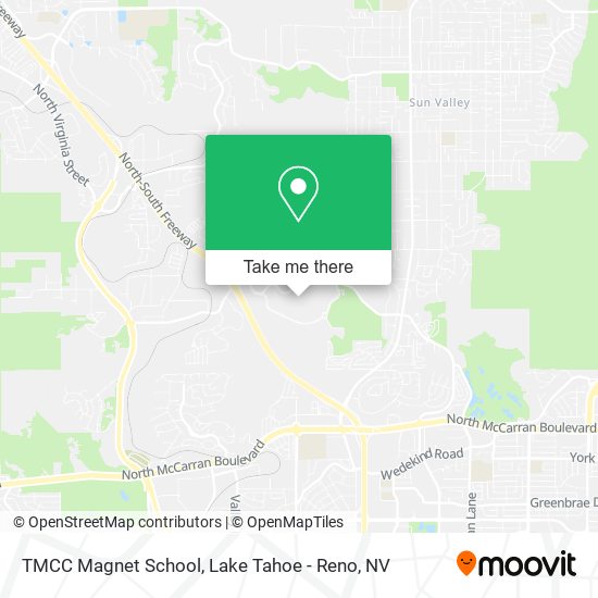 Mapa de TMCC Magnet School