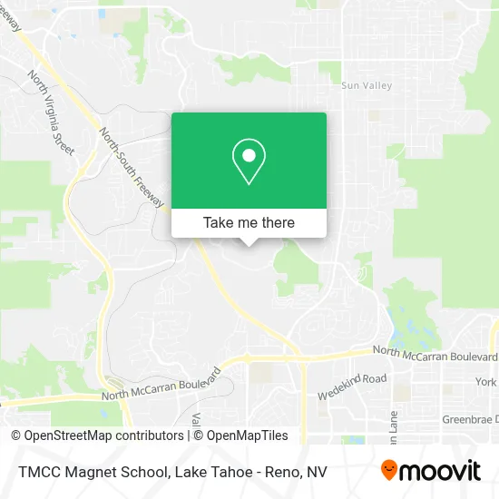 TMCC Magnet School map
