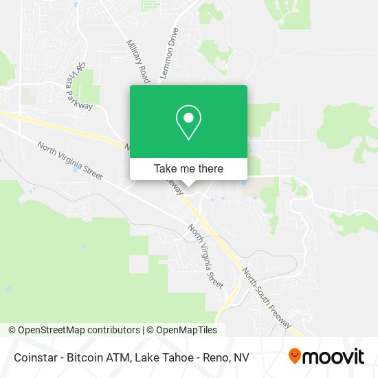 Mapa de Coinstar - Bitcoin ATM