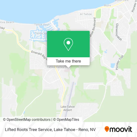 Lifted Roots Tree Service map