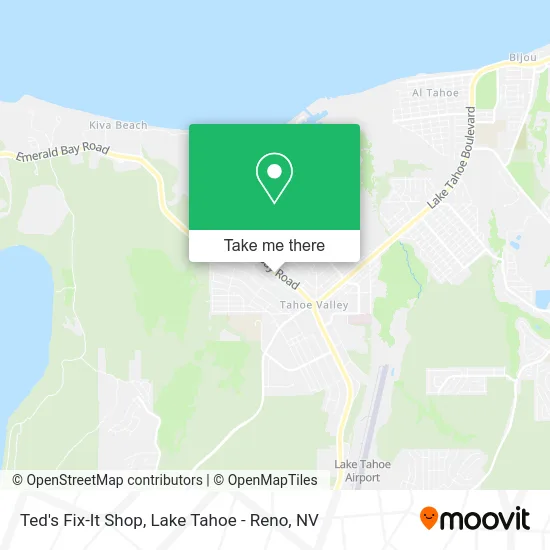 Ted's Fix-It Shop map