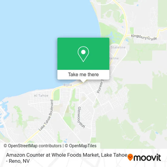 Amazon Counter at Whole Foods Market map