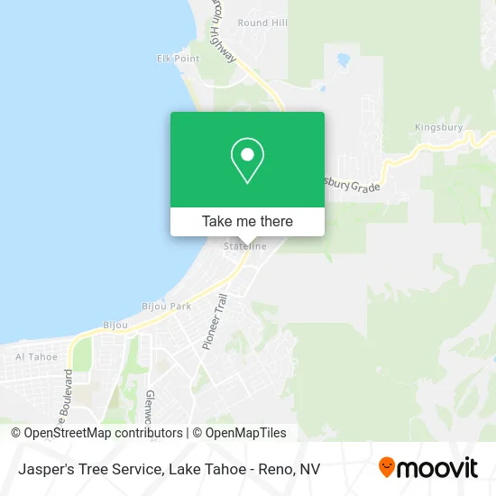 Jasper's Tree Service map