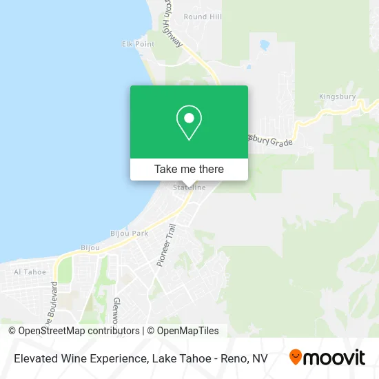 Elevated Wine Experience map