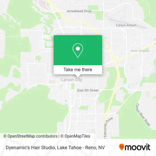 Mapa de Dyenamic's Hair Studio