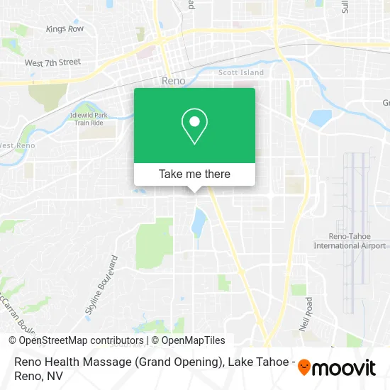 Reno Health Massage (Grand Opening) map