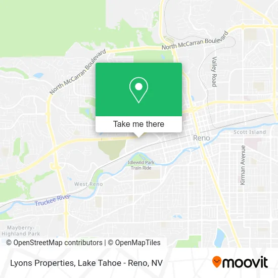 Lyons Properties map