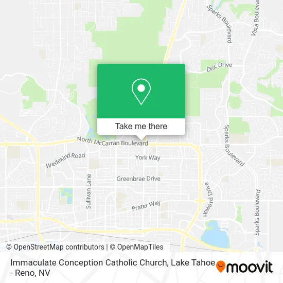 Immaculate Conception Catholic Church map
