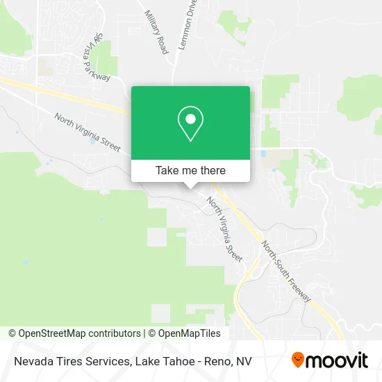 Nevada Tires Services map