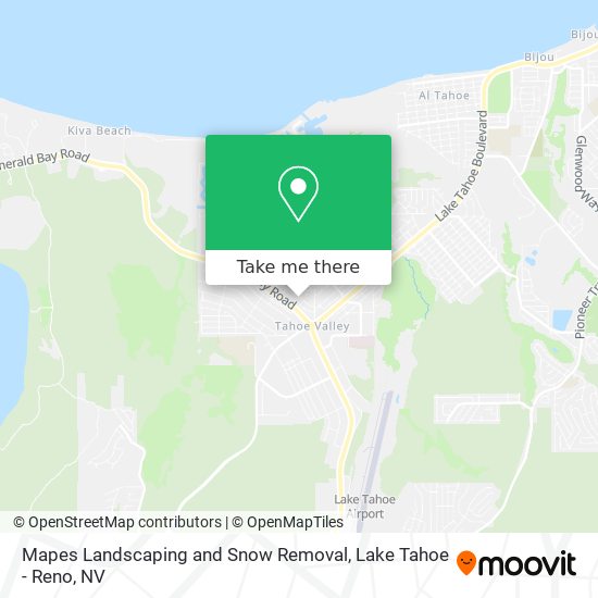 Mapes Landscaping and Snow Removal map