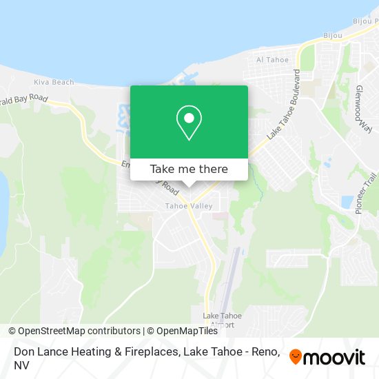 Don Lance Heating & Fireplaces map