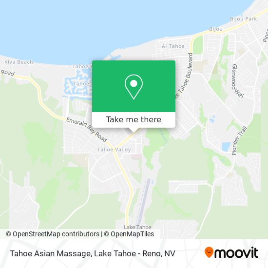 Mapa de Tahoe Asian Massage