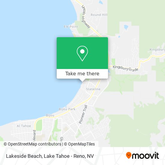 Mapa de Lakeside Beach