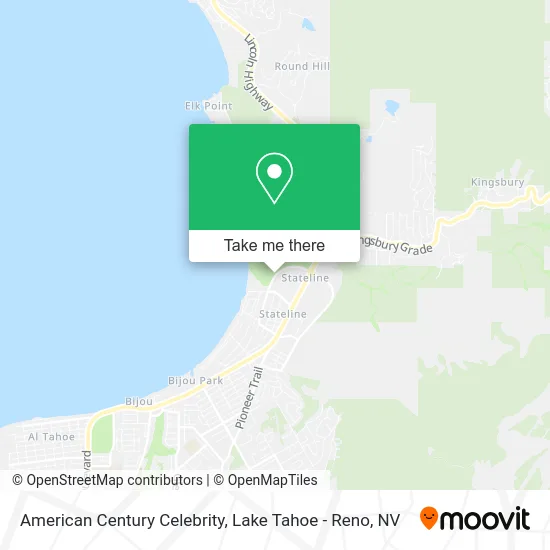 American Century Celebrity map