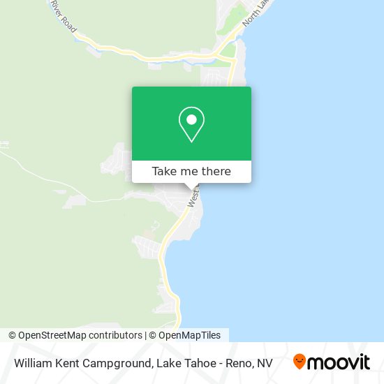 William Kent Campground map