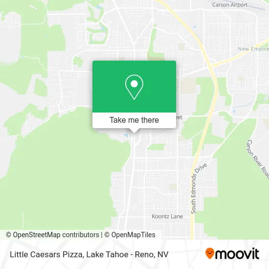 Little Caesars Pizza map