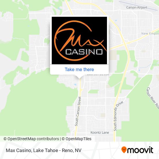 Max Casino map