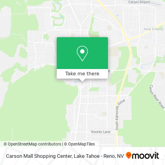 Carson Mall Shopping Center map