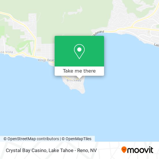 Crystal Bay Casino map