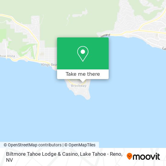 Biltmore Tahoe Lodge & Casino map