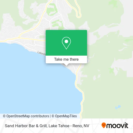 Sand Harbor Bar & Grill map