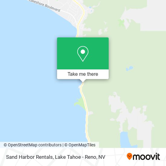 Sand Harbor Rentals map