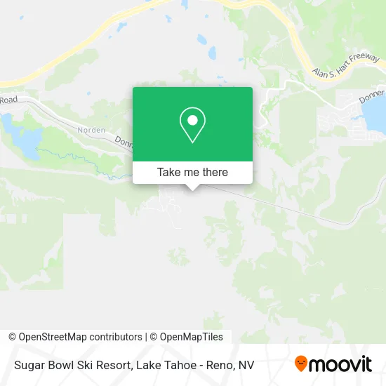Sugar Bowl Ski Resort map