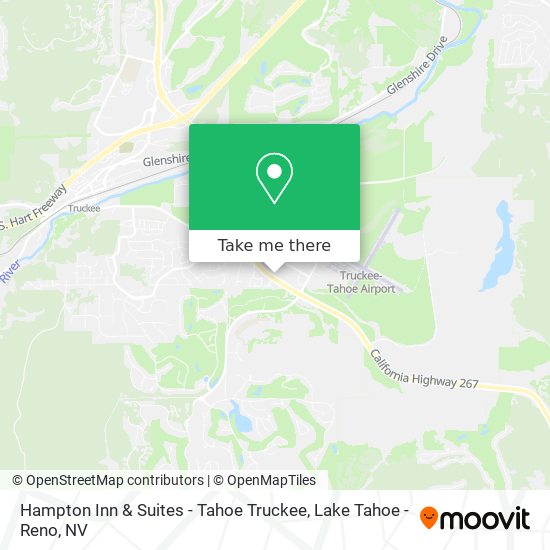 Mapa de Hampton Inn & Suites - Tahoe Truckee